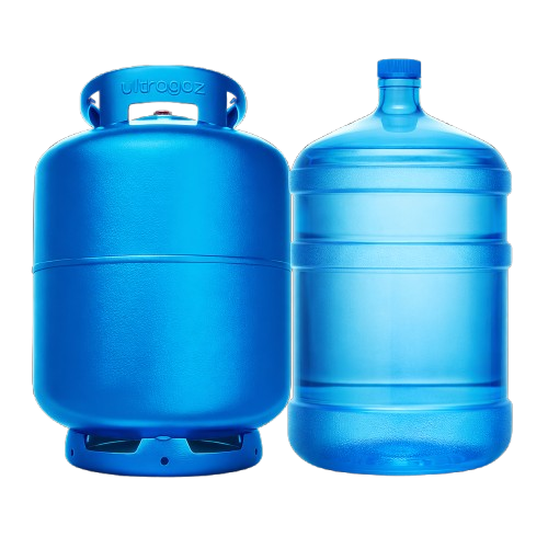 01 Gás + 01 Água 20L